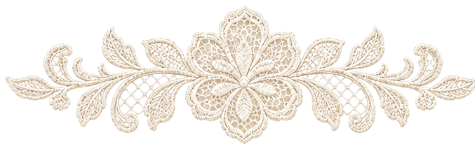 The flower border from the Lace Affair theme