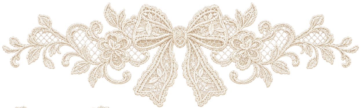 The bow border from the Lace Affair theme