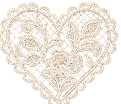 The heart from the Lace Affair theme